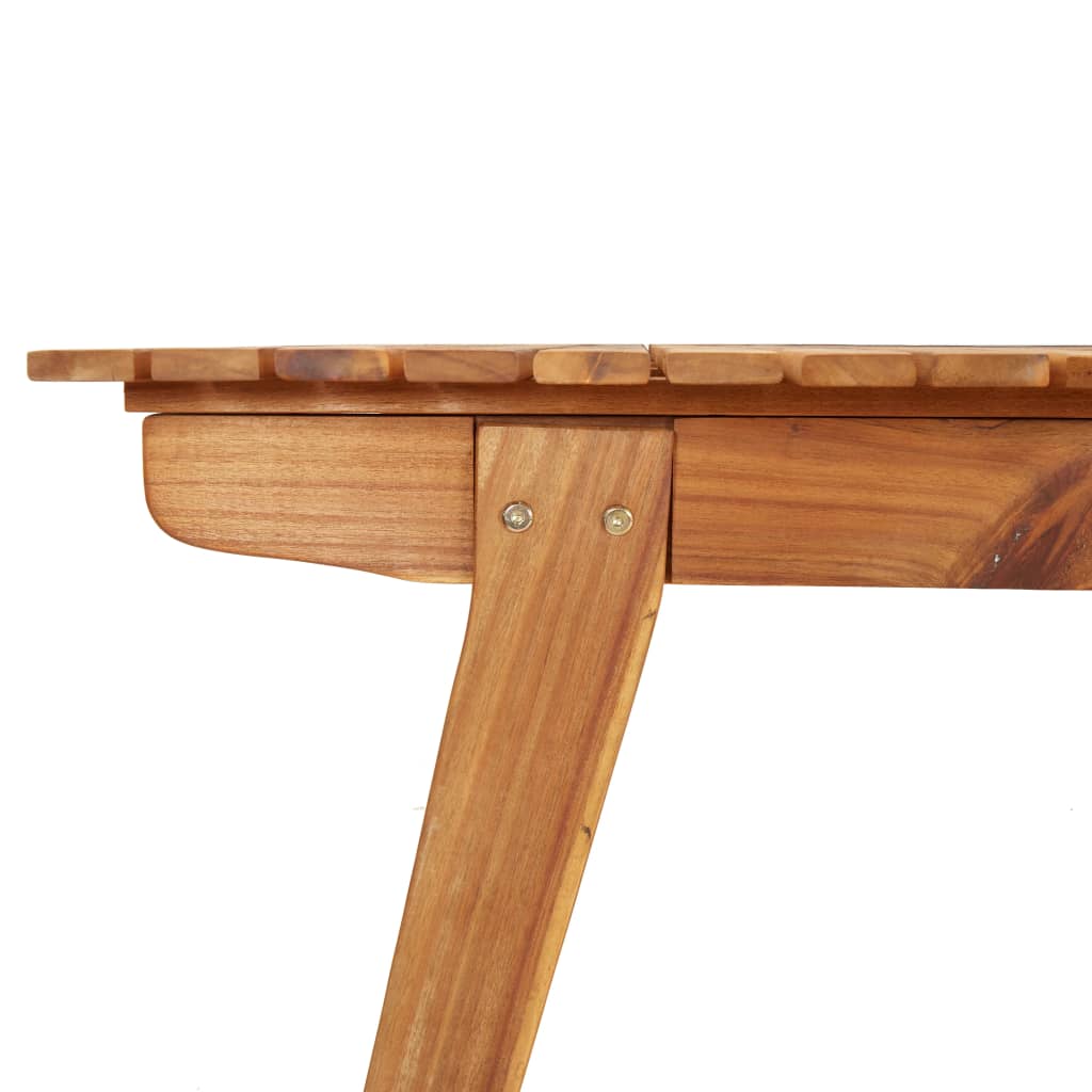 Zahradní Stůl 150 X 90 X 75 Cm Masivní Akáciové Dřevo
