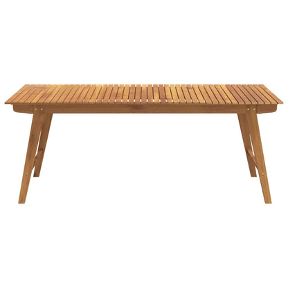Zahradní Stůl 200 X 90 X 75 Cm Masivní Akáciové Dřevo
