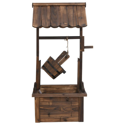 Zahradní Fontána S Čerpadlem Studna 57X50X112 Cm Masivní Jedle