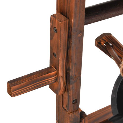 Zahradní Fontána S Čerpadlem Studna 57X50X112 Cm Masivní Jedle