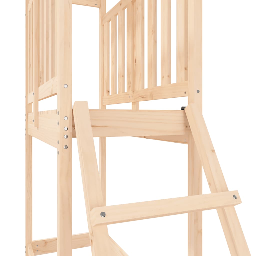 Dětské Hřiště Na Zahradu 53 X 110 X 214 Cm Masivní Borové Dřevo