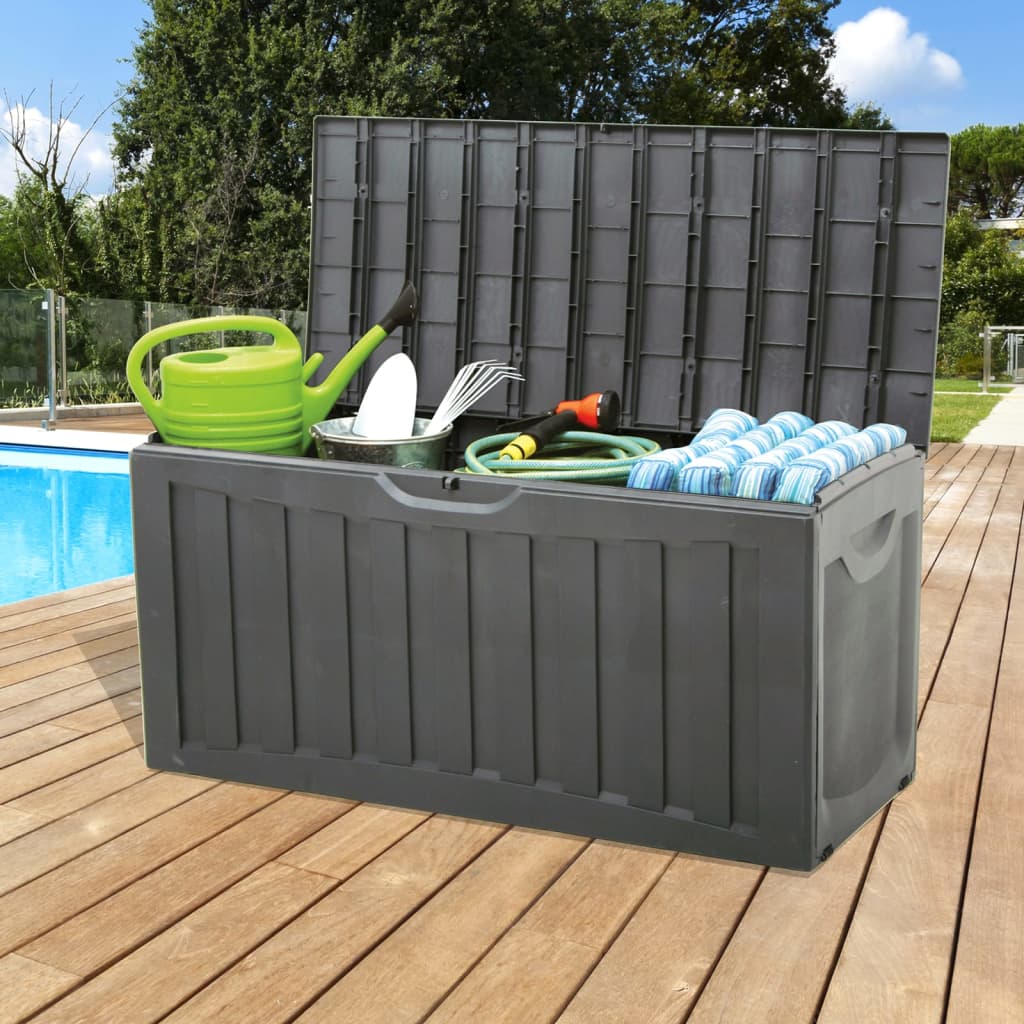Úložný Box Černý 118 X 53 X 57 Cm Polypropylen