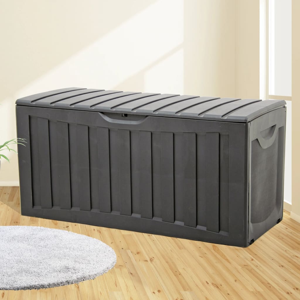 Úložný Box Černý 118 X 53 X 57 Cm Polypropylen
