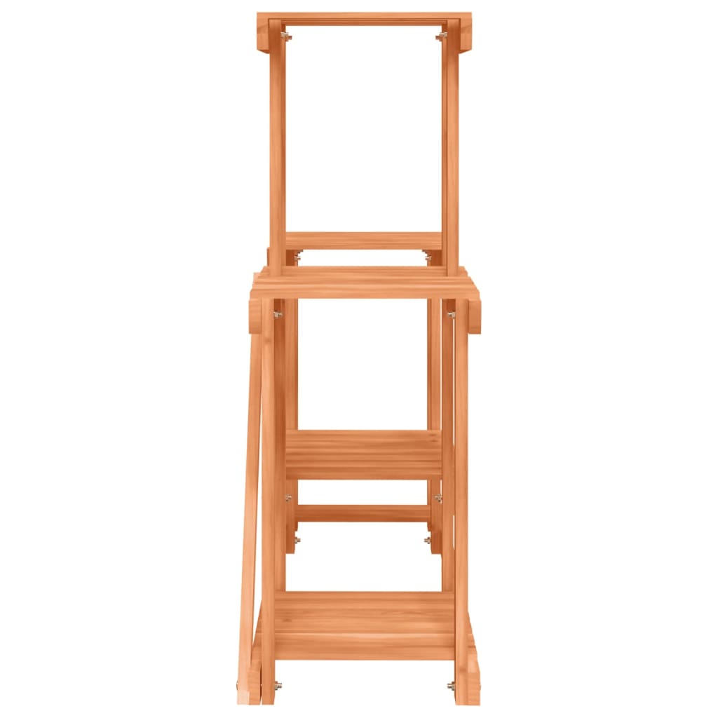 Stojan Na Květiny 90 X 25 X 73,5 Cm Masivní Jedlové Dřevo Světle Hnědá