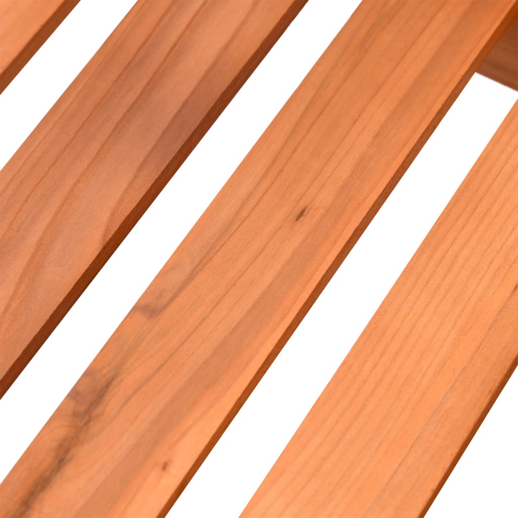 Stojan Na Květiny 90 X 25 X 73,5 Cm Masivní Jedlové Dřevo Světle Hnědá