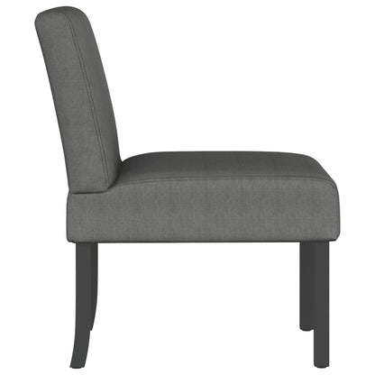 Křeslo Tmavě Šedé Textil