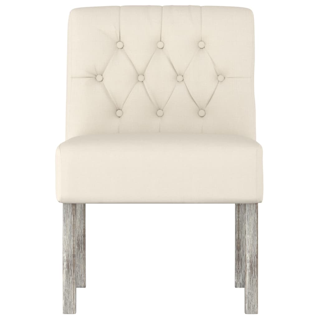 Nízké Křeslo Bez Područek Len Design S Knoflíky