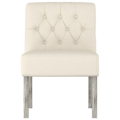 Nízké Křeslo Bez Područek Len Design S Knoflíky
