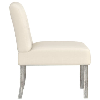 Nízké Křeslo Bez Područek Len Design S Knoflíky