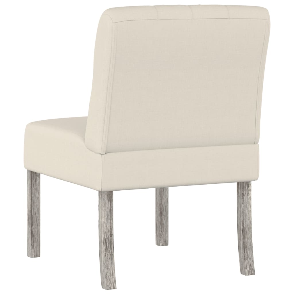 Nízké Křeslo Bez Područek Len Design S Knoflíky