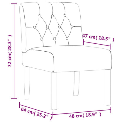 Nízké Křeslo Bez Područek Len Design S Knoflíky