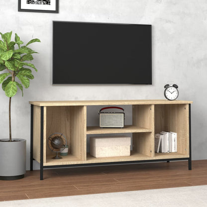 Tv Skříňka Šedá Sonoma 102 X 35 X 45 Cm Kompozitní Dřevo