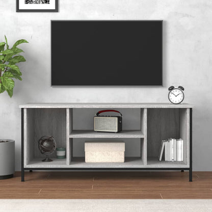 Tv Skříňka Šedá Sonoma 102 X 35 X 45 Cm Kompozitní Dřevo