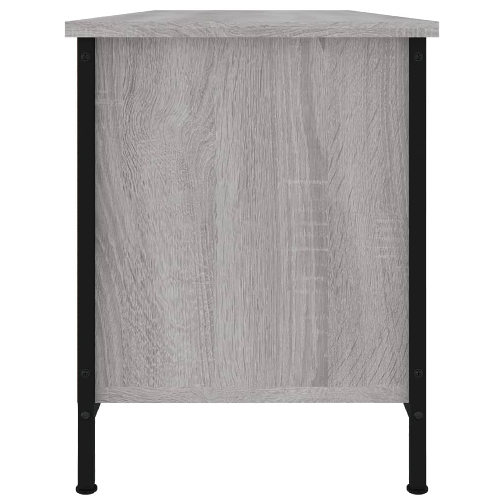 Tv Skříňka Šedá Sonoma 102 X 35 X 45 Cm Kompozitní Dřevo