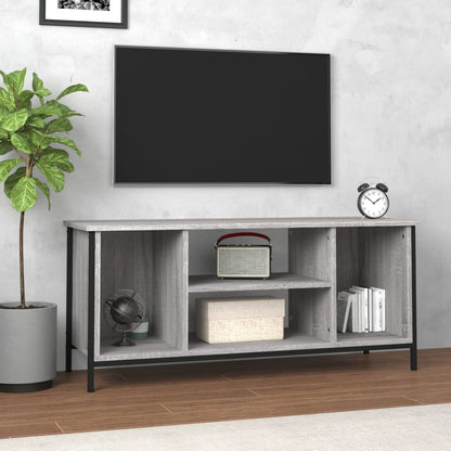 Tv Skříňka Šedá Sonoma 102 X 35 X 45 Cm Kompozitní Dřevo