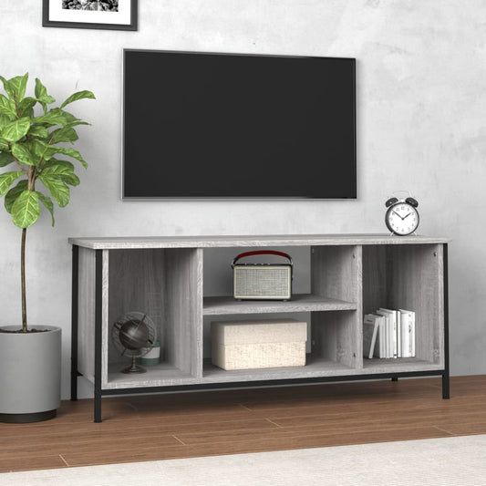 Tv Skříňka Šedá Sonoma 102 X 35 X 45 Cm Kompozitní Dřevo