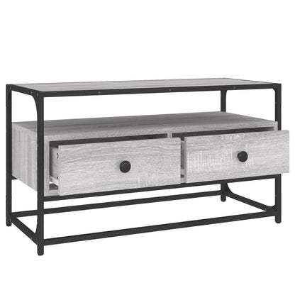 Tv Skříňka Šedá Sonoma 80 X 35 X 45 Cm Kompozitní Dřevo