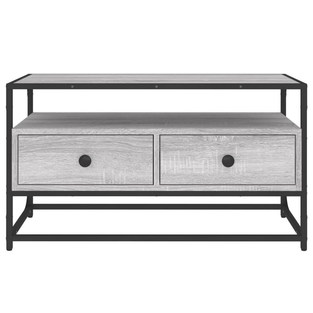 Tv Skříňka Šedá Sonoma 80 X 35 X 45 Cm Kompozitní Dřevo