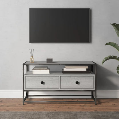 Tv Skříňka Šedá Sonoma 80 X 35 X 45 Cm Kompozitní Dřevo
