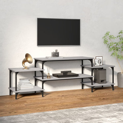 Tv Skříňka Šedá Sonoma 117 X 35 X 52 Cm Kompozitní Dřevo