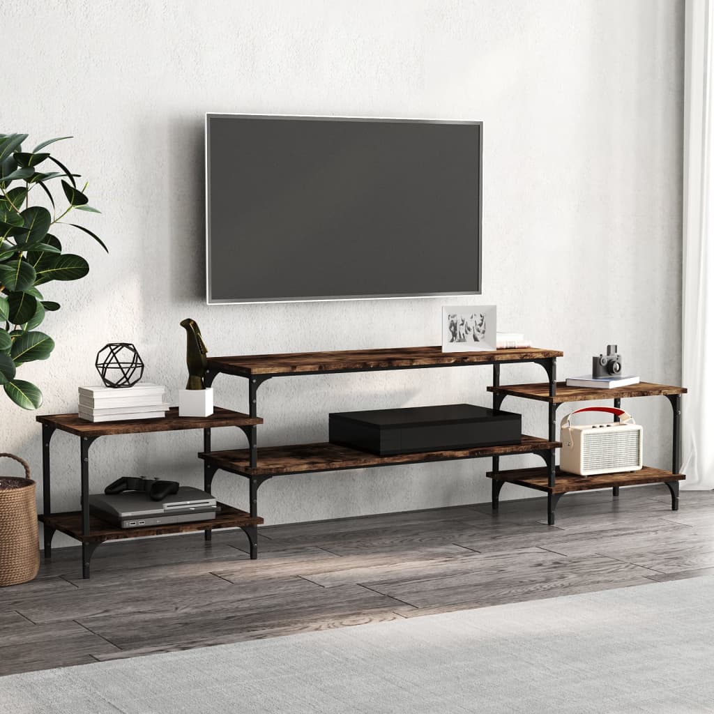 Tv Skříňka Šedá Sonoma 117 X 35 X 52 Cm Kompozitní Dřevo