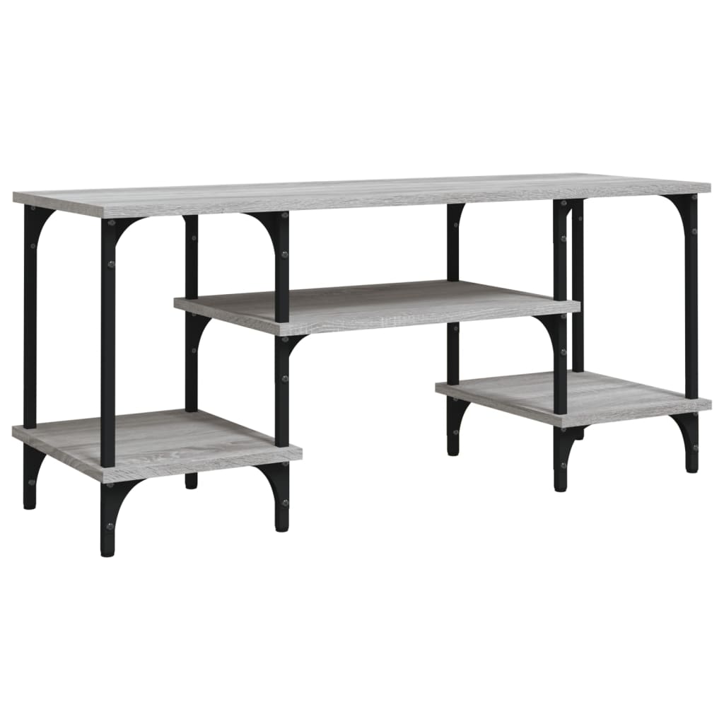 Tv Skříňka Šedá Sonoma 102 X 35 X 45,5 Cm Kompozitní Dřevo