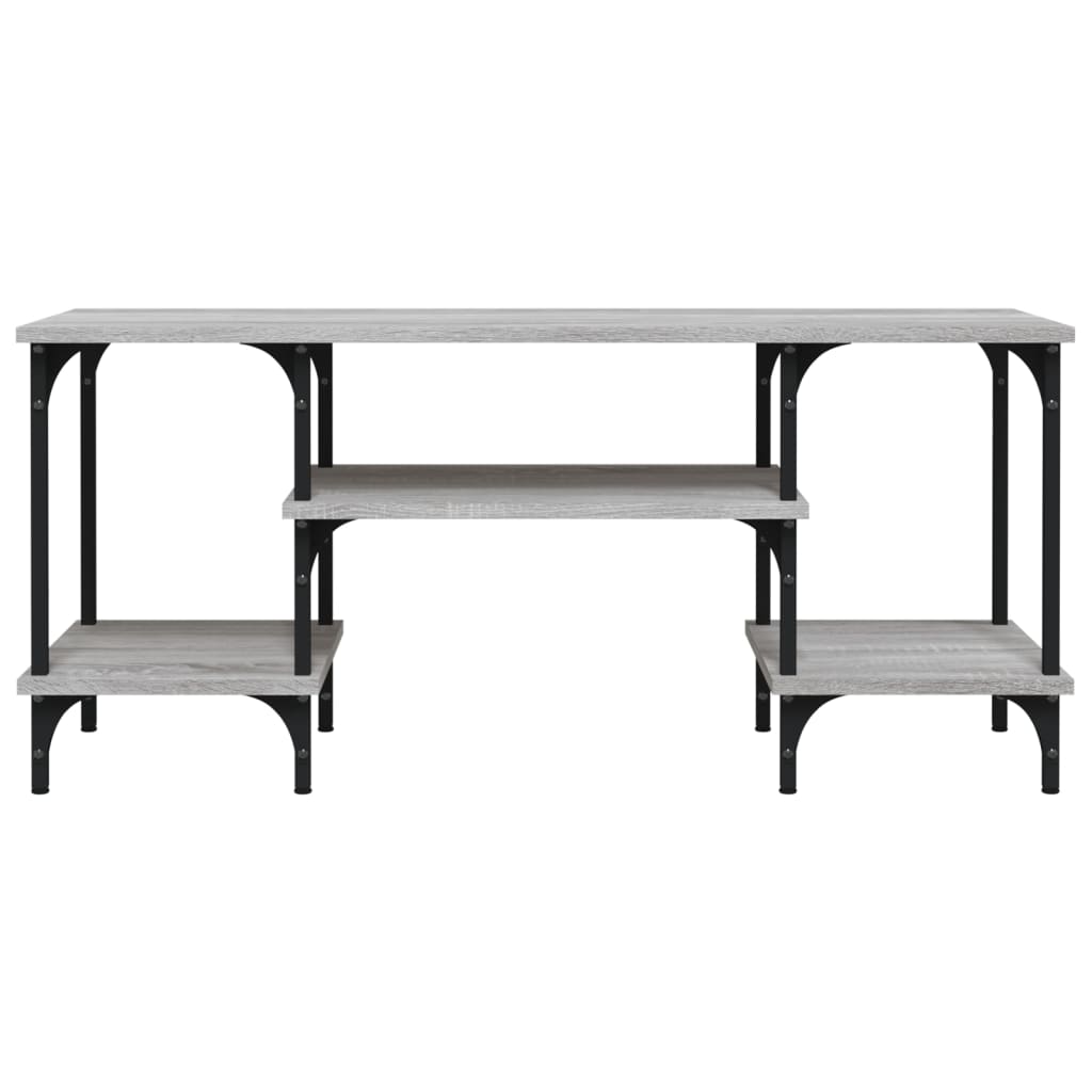 Tv Skříňka Šedá Sonoma 102 X 35 X 45,5 Cm Kompozitní Dřevo