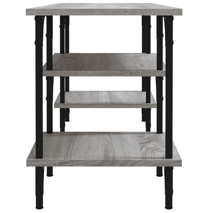 Tv Skříňka Šedá Sonoma 102 X 35 X 45,5 Cm Kompozitní Dřevo