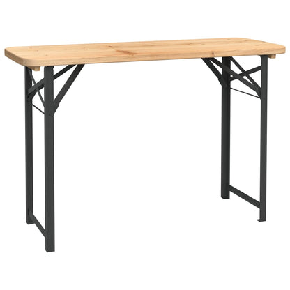 3Dílný Skládací Bistro Set Masivní Jedlové Dřevo