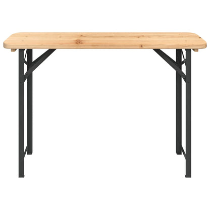 3Dílný Skládací Bistro Set Masivní Jedlové Dřevo