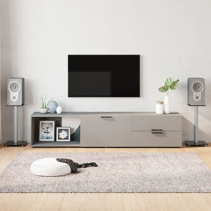 Stojany Na Reproduktor 2 Ks Černé A Stříbrné Sklo 1 Sloupek