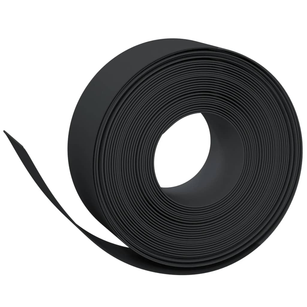Travní lem černý 10 m 20 cm polyethylen
