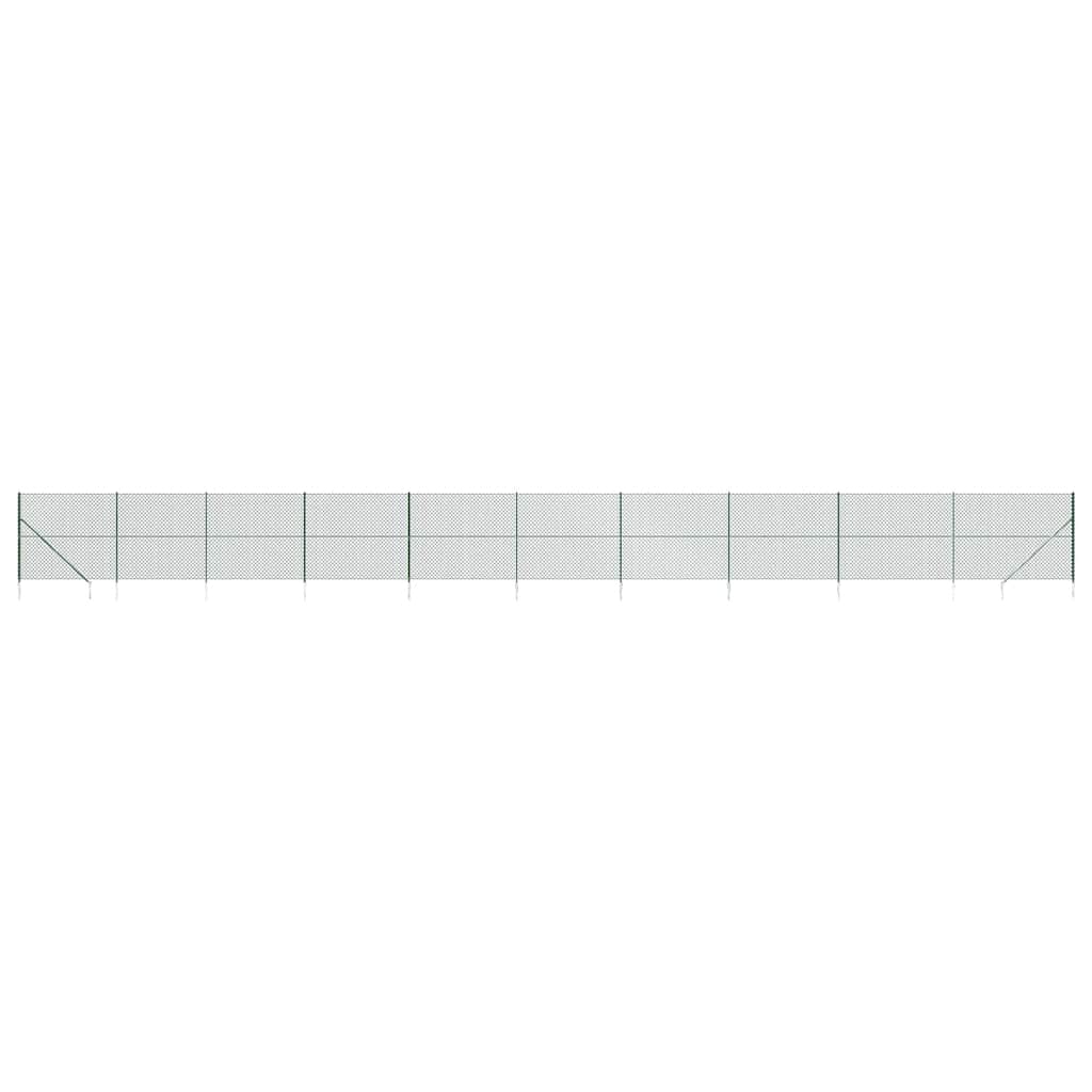 Drátěné Pletivo S Kotevními Hroty Zelené 2 X 25 M
