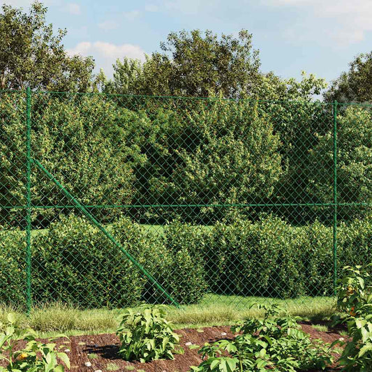 Drátěné Pletivo S Kotevními Hroty Zelené 2 X 25 M