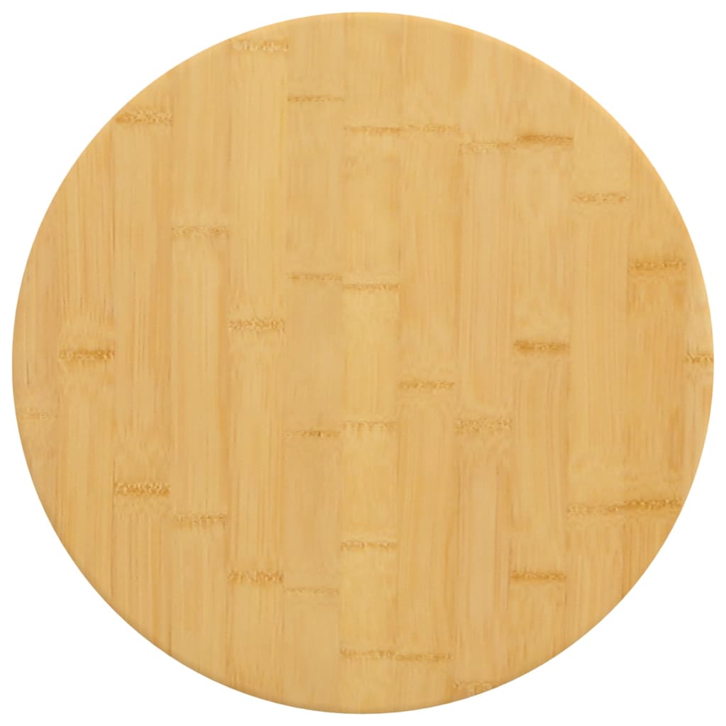 Stolní Deska Ø 30 X 2,5 Cm Bambus