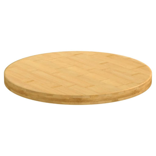 Stolní Deska Ø 30 X 2,5 Cm Bambus