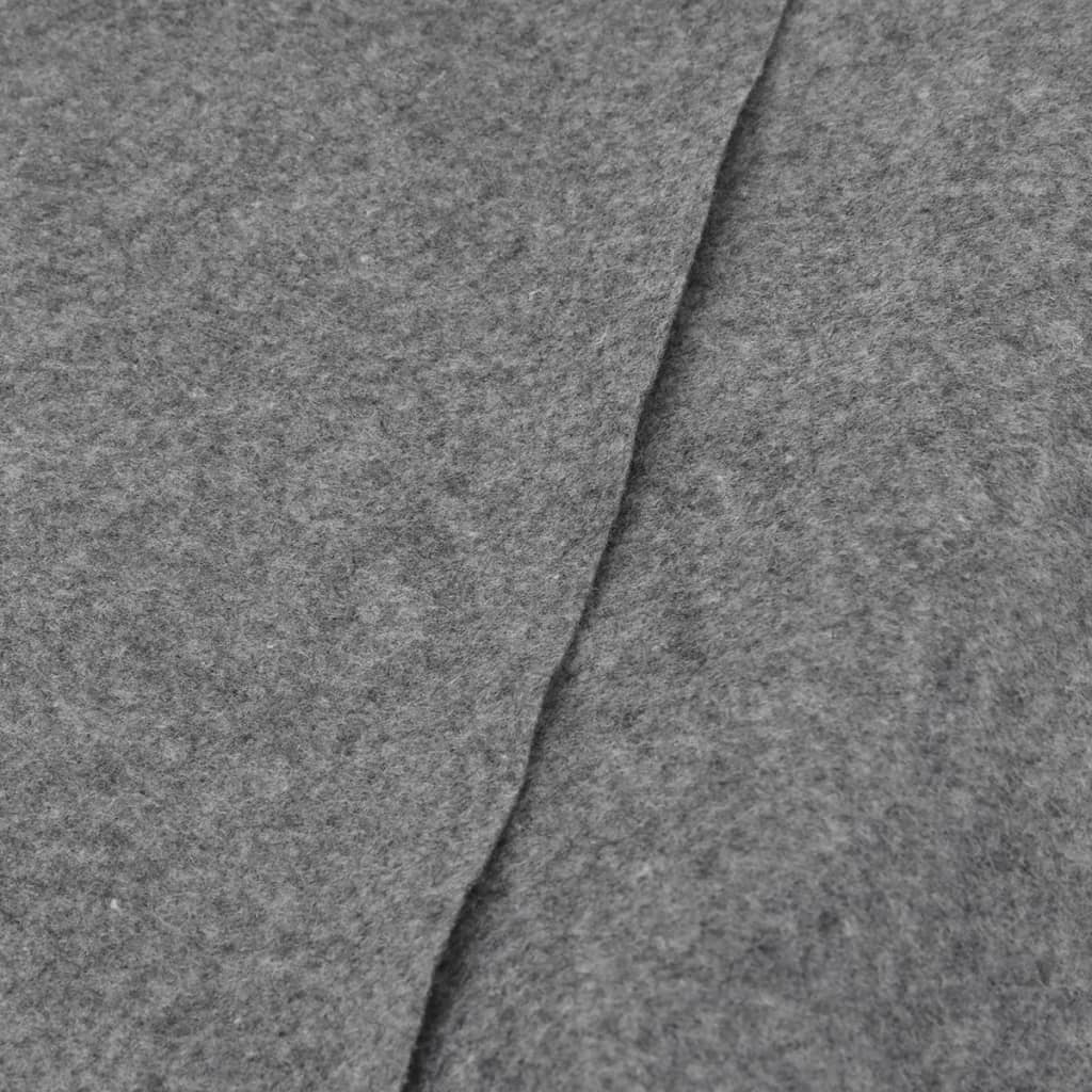 Podložka Pod Bazén Světle Šedá 300X220 Cm Polyester Geotextilie