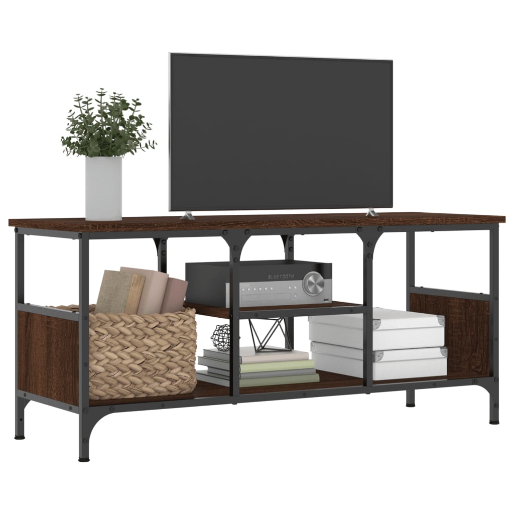 Tv Skříňka 100 X 35 X 45 Cm Kompozitní Dřevo A Železo