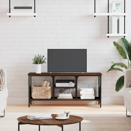 Tv Skříňka 100 X 35 X 45 Cm Kompozitní Dřevo A Železo