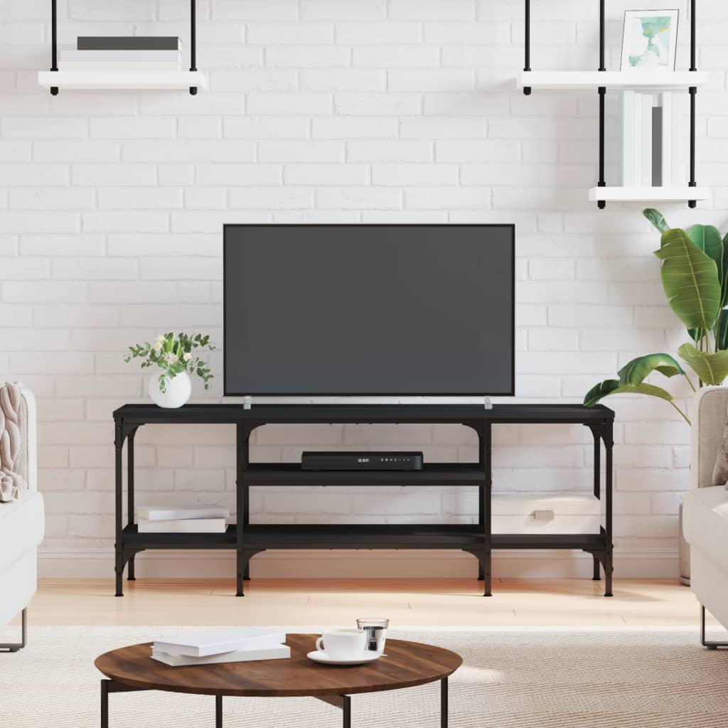 Tv Skříňka 100 X 35 X 45 Cm Kompozitní Dřevo A Železo