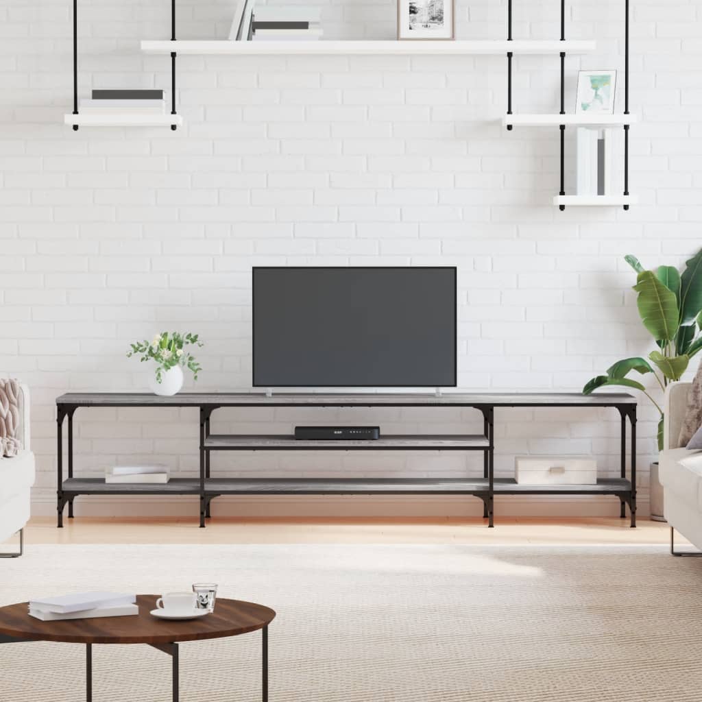 Tv Skříňka 100 X 35 X 45 Cm Kompozitní Dřevo A Železo