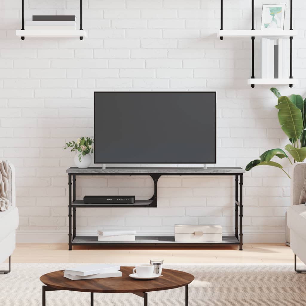 Tv Skříňka 103X38X46,5 Cm Kompozitní Dřevo A Ocel