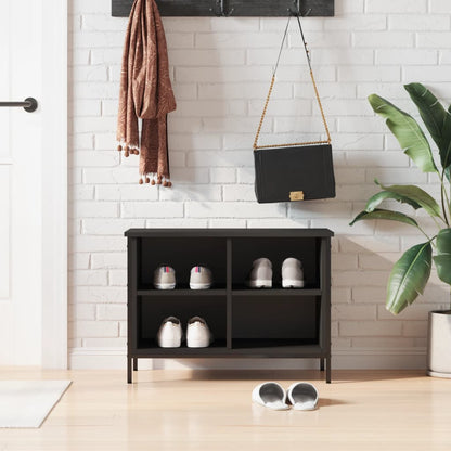 Botník Černý 100 X 35 X Kompozitní Dřevo Černá