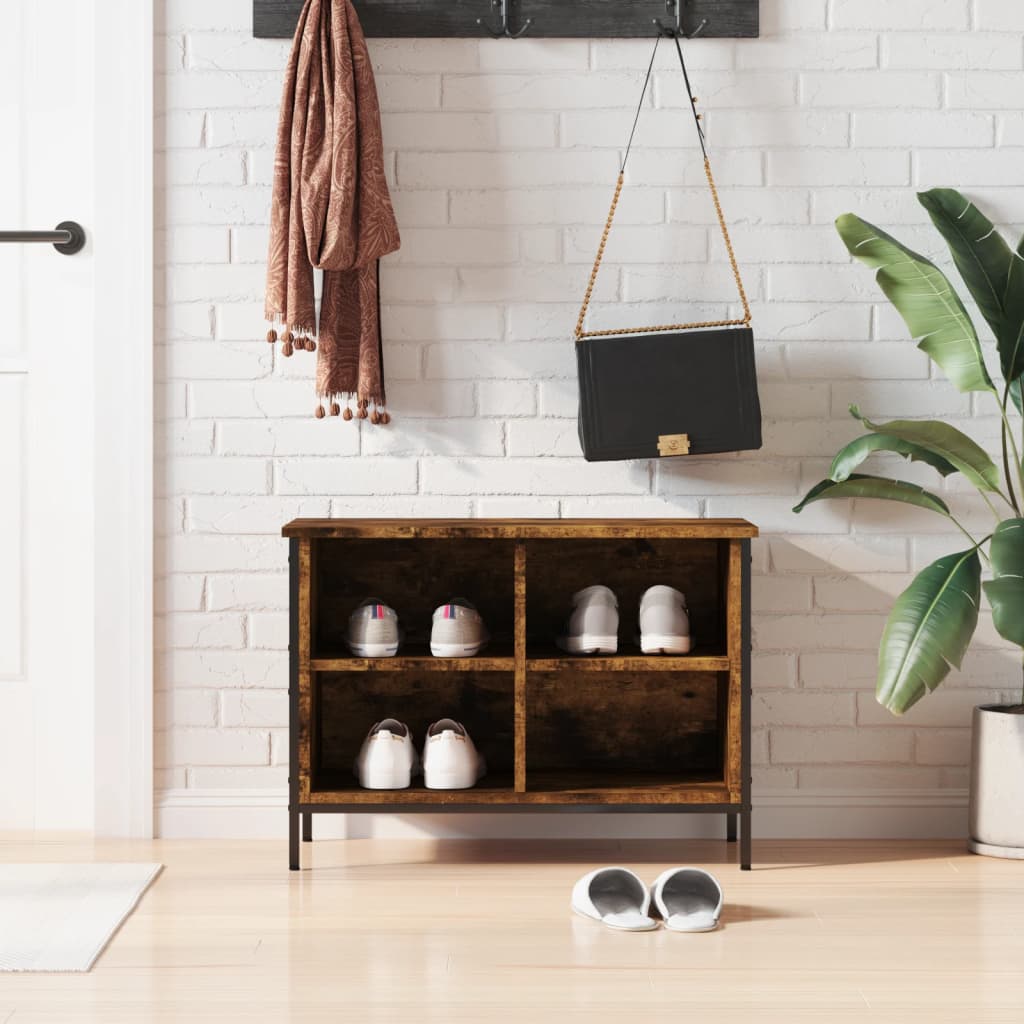 Botník 131 X 35 X Kompozitní Dřevo Kouřový Dub