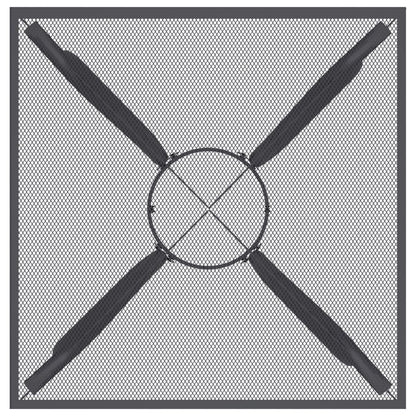 Zahradní Stůl Antracitový Ocelové Pletivo