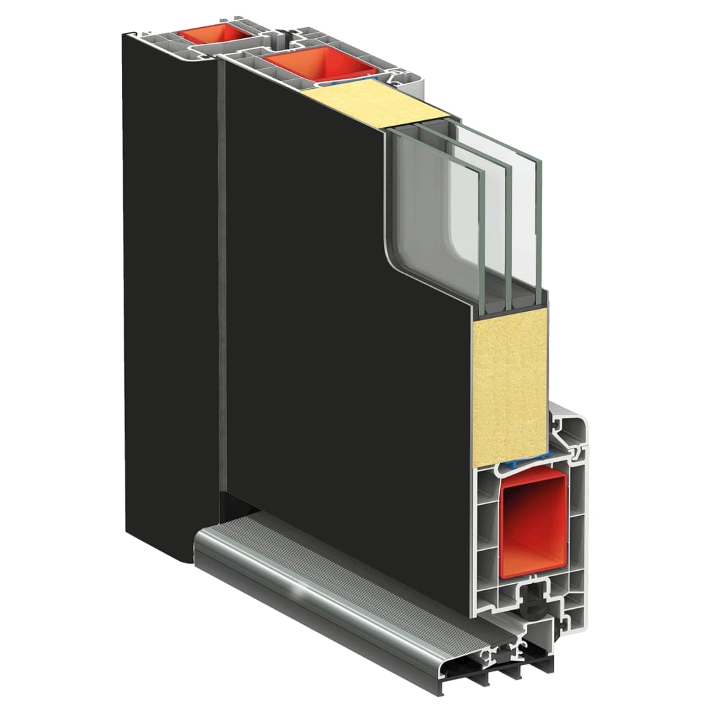 Vchodové Dveře Antracitové Hliník A Pvc Antracitová