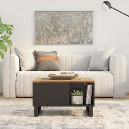 Konferenční Stolek 60 X 50 X 35 Cm Masivní Recyklované Dřevo