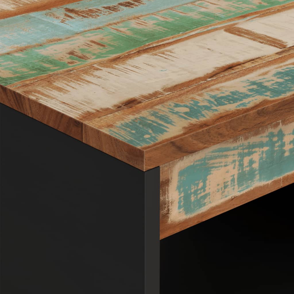 Konferenční Stolek 55 X 50 X 40 Cm Masivní Recyklované Dřevo