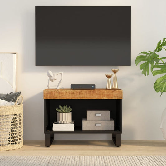 Tv Skříňka 60 X 33 X 43,5 Cm Masivní Mangovníkové Dřevo