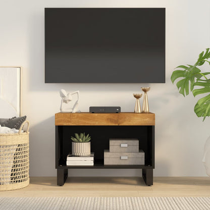 Tv Skříňka 60 X 33 X 43,5 Cm Masivní Mangovníkové Dřevo